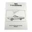 1963 Thunderbird Specification and Feature Manual - 1963 Thunderbird Ford Car cover photo