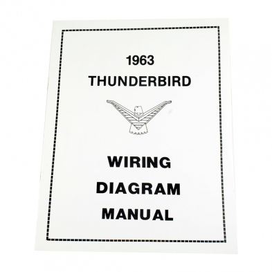 Wiring Diagram - 1963 Thunderbird Ford Car cover photo