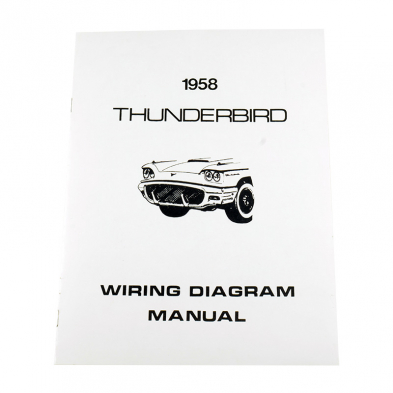 Wiring Diagram - 1958 Thunderbird Ford Car cover photo