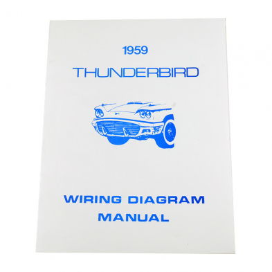 Wiring Diagram - 1959 Thunderbird Ford Car cover photo