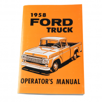 1958 Ford Truck Operators Manual - 1958 Ford Truck