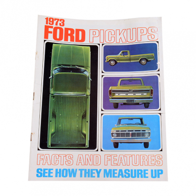 1974 Ford Pickups Facts and Features Brochure - 1974 Ford Truck Cover view