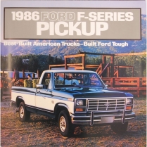 Sales Brochure - F-Series Truck - 1986 Ford Truck