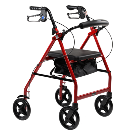 DynaGo Quad 8 - Aluminum Rollator w/ 7.5" Wheels