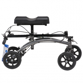 Foldable Steerable Knee Walker with Basket