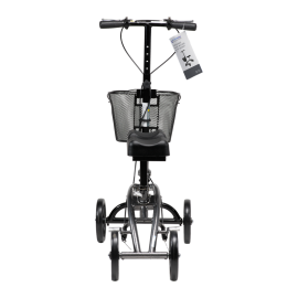 Foldable Steerable Knee Walker with Basket
