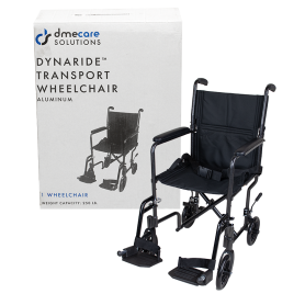 DynaRide Transport Wheelchair Aluminum 17"