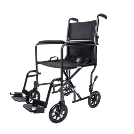 DynaRide Transport Wheelchair Aluminum 19"