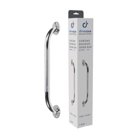 Chrome Knurled Grab Bar
