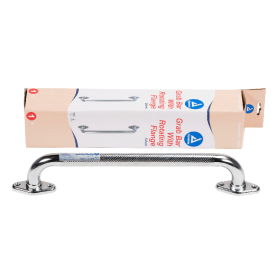 Rotating Flange Knurled Grab Bar