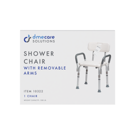 Shower Chair w/ Removable Back and Arms