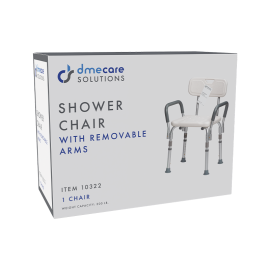 Shower Chair w/ Removable Back and Arms