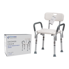Shower Chair w/ Removable Back and Arms