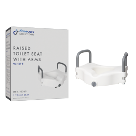 Raised Toilet Seat w/ Arms