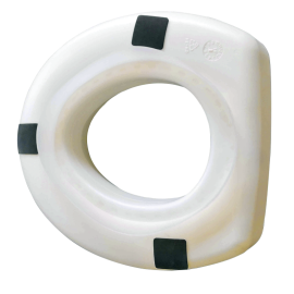 Molded Raised Plastic Toilet Seat