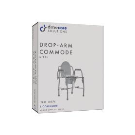 Drop-Arm Commode