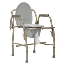 Drop-Arm Commode