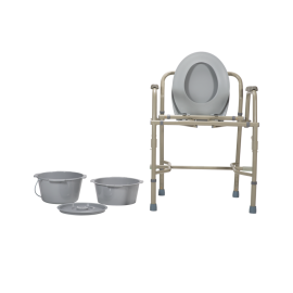 Drop-Arm Commode