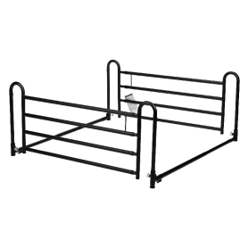 Home Care Full Length Bed Rail, Adjustable