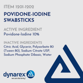 Povidone Iodine Swabsticks