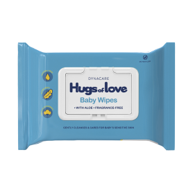 Hugs of Love Baby Wipes unscented w/ Plastic Lid