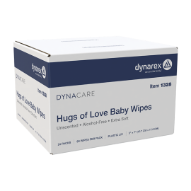 Hugs of Love Baby Wipes unscented w/ Plastic Lid