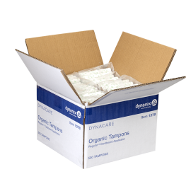 Organic Tampon Regular Cardboard Applicator