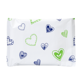 Organic Maxi Pads, Super with wings