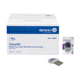 ClearNit Metal Lice and Nit Removal comb/micro-grooved teeth