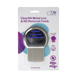 ClearNit Metal Lice and Nit Removal comb/micro-grooved teeth