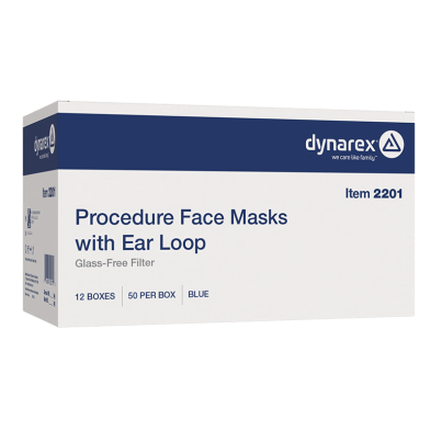 Procedure Face Mask w/ Ear Loop Dynarex Corporation