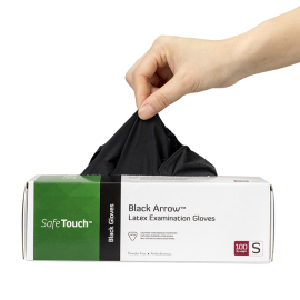 Black Arrow Latex Exam Gloves