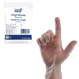 Vinyl Exam Gloves In A Bag