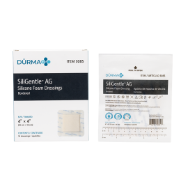 SiliGentleAG - Silicone Bordered Foam Dressing