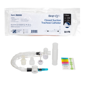 Closed Suction Tracheal Catheter w/ T-Piece