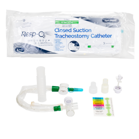 Closed Suction Tracheal Catheter w/ T-Piece