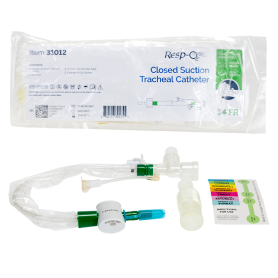 Closed Suction Tracheal Catheter w/ Double Swivel Elbow