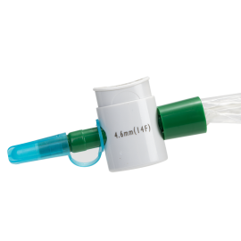 Closed Suction Tracheal Catheter w/ Double Swivel Elbow