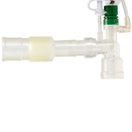 Closed Suction Tracheal Catheter w/ Double Swivel Elbow