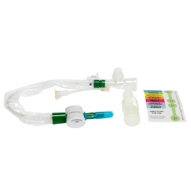Closed Suction Tracheal Catheter w/ Double Swivel Elbow