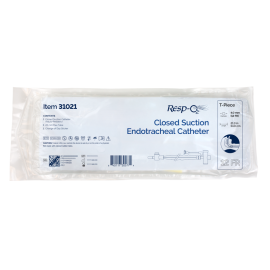 Closed Suction Endotracheal Catheter w/ T-Piece