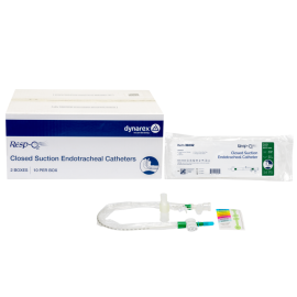Closed Suction Endotracheal Catheter w/ Double Swivel Elbow