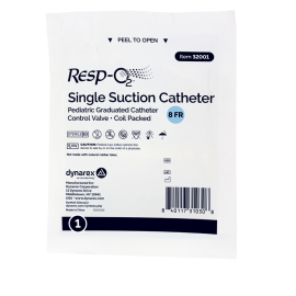 Single Suction Catheter - Graduated w/ Control Valve