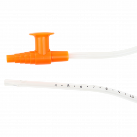 Single Suction Catheter - Graduated w/ Control Valve