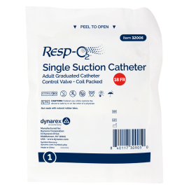 Single Suction Catheter - Graduated w/ Control Valve