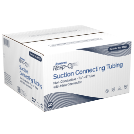 Suction Connecting Tubing w/ Male Connector, Non-Conductive