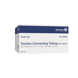 Suction Connecting Tubing w/ Male Connector, Non-Conductive