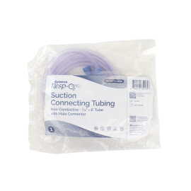 Suction Connecting Tubing w/ Male Connector, Non-Conductive