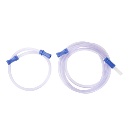 Suction Connecting Tubing w/ Male Connector, Non-Conductive,