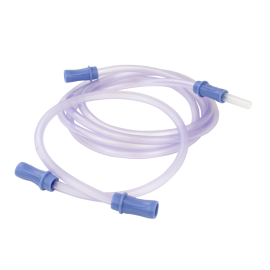 Suction Connecting Tubing w/ Male Connector, Non-Conductive,